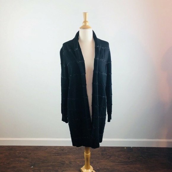 Michael Kors Sweaters - Michael Kors $125 Eyelash Lurex Striped Cardigan